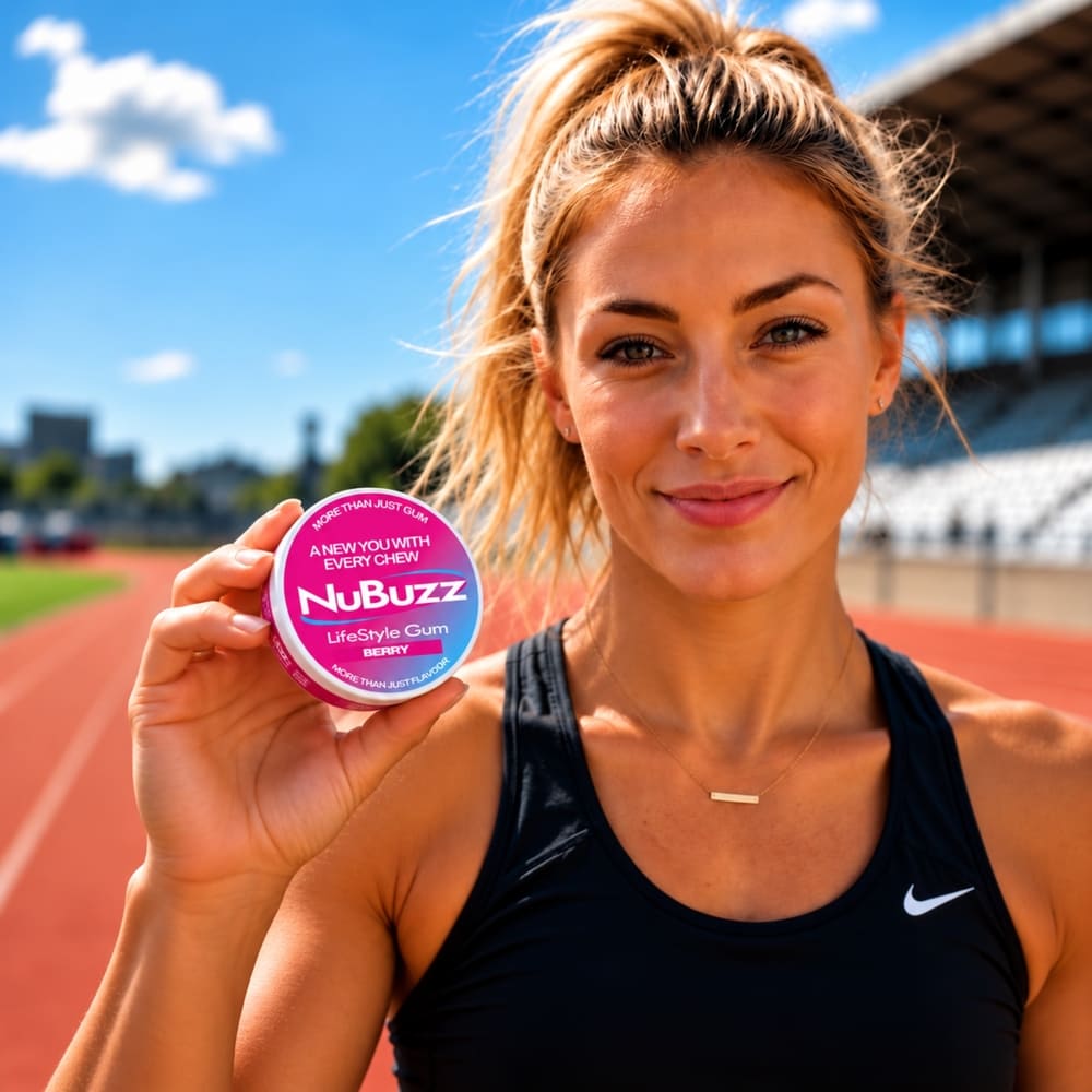 NuBuzz LifeStyle Gum - packed with Green Tea Extract for a clean energy and metabolic boost